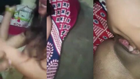 Amritsar Punjabi couple spicy passionate sex on girl's bed
