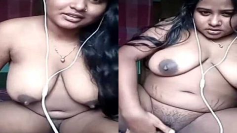 Bangladeshi big boob horny chubby girl fingering