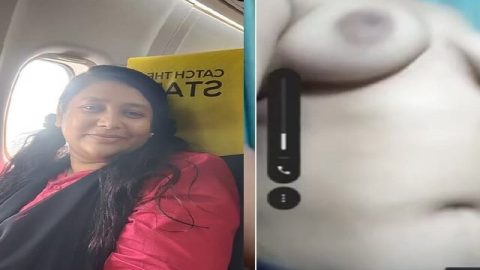 Bangladeshi news anchor boobs show on video call