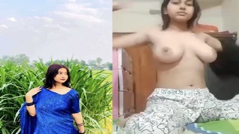 Bengali girlfriend striptease viral nude big boobs