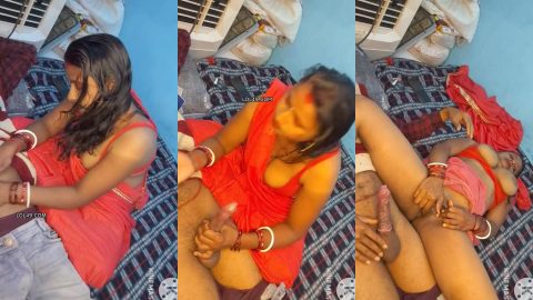 Big boobs cheating bhabhi hot BJ and fuck with milkman