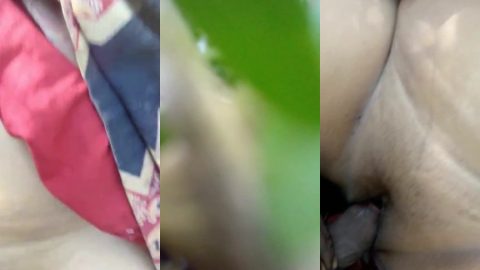Big boobs chubby aunty in saree fucked by village black boy in jungle