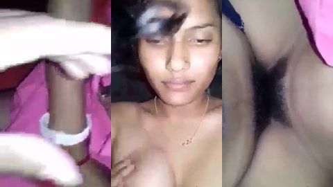 Big boobs slut wife riding sensually on hubby's friend's dick