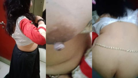 Big tits nude Indian aunty sensual pussy fingering mms