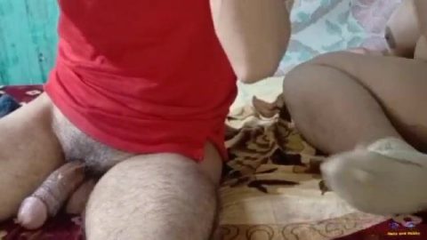 Cute married sister having illicit sex with her handsome brother