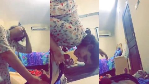 Desi Romantic husband and wife BJ and romance in hindi