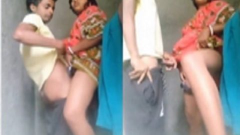 Desi bhabhi bathroom sex Indian incest in standing