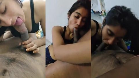 Desperate desi girl stunning blowjob with her bestfriend