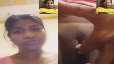 Facebook friend pussy fingering on video call