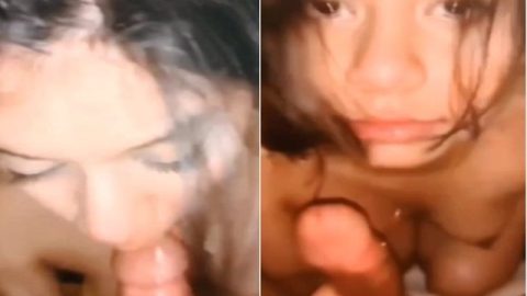 GF sucking nude dick of lover Desi viral MMS