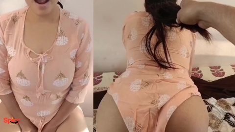 Haryanvi sexy bhabhi's boobs squeezed and pussy fucked by devar