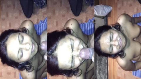 Indian Bhabhi cum facial video MMS