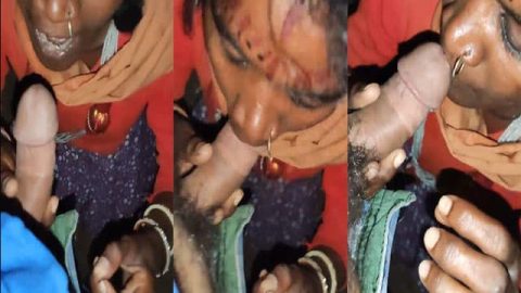 Indian Gypsy sucking dick MMS sex video