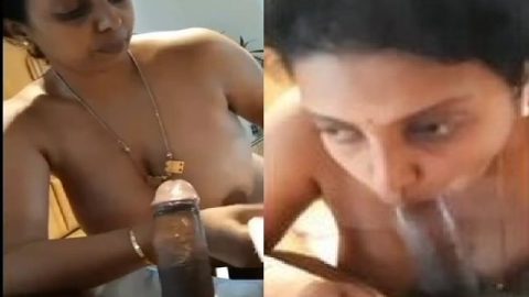 Indian busty aunty nude blowjob to hubby friend