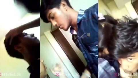 Indian lovers secret romance and boobs sucking in store room