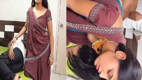 Indian porn bhabhi handjob blowjob and hardcore sex