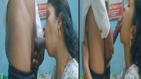 Indian porn wife sucking dick viral blowjob