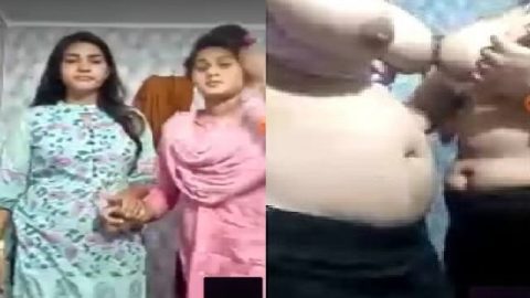 Indian sisters lesbian cam play viral sex video
