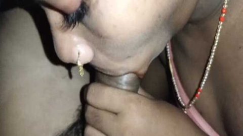 Indian village wife gave perfect blowjob