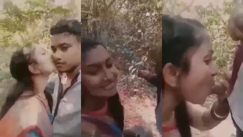 Marathi college couple spicy blowjob on college farewell