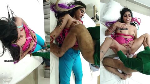 Masked sex-thirsty boy fucking randi girl in oyo room