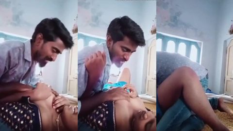 Mature Marathi husband sucking milky big boobs of sexy wife