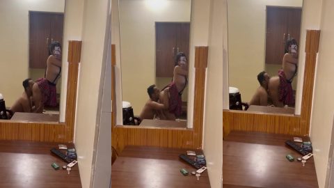 Mumbai hot slave girl first time getting rimmed her ass from client