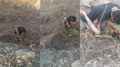 Shy Bihari bhabhi and boyfriend caught in spicy outdoor sex mms