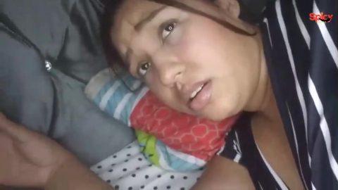 Sleeping NRI punjabi girl give hot BJ and rides foreign bf's thick dick