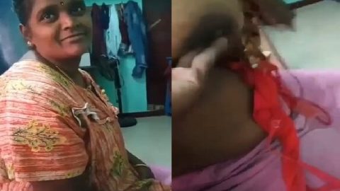 Tamil aunty sex with hubby after huge boobs press