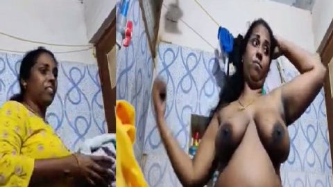 Tamil huge boobs aunty viral nude pics and videos