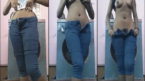 Teen hairy pussy girl stripping nude MMS video for her bf