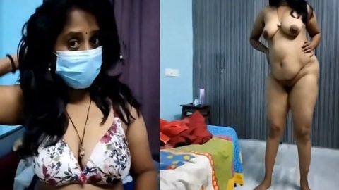 Telugu aunty private cam nude show in Telegram app