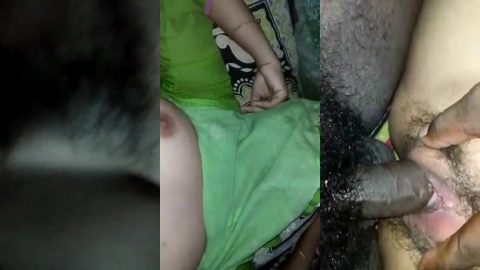 Village teenage sleeping girl's soft pussy screwed by sexy brother