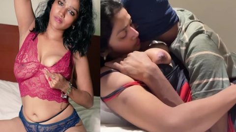 Actress Lavanya Manickam boob sucking by masked man