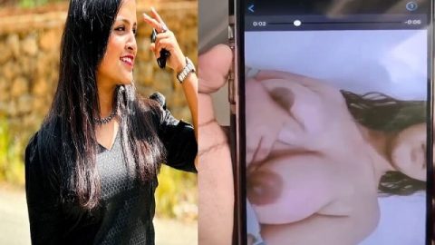 Beautiful GF video sharing of big boobs show