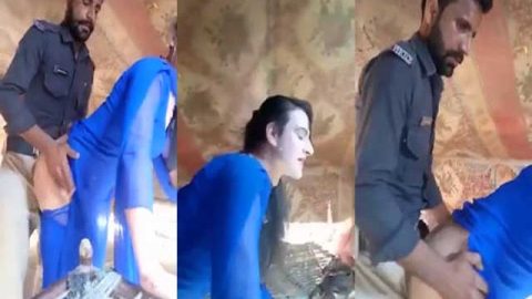 Beautiful Pakistani girl fucked by cop