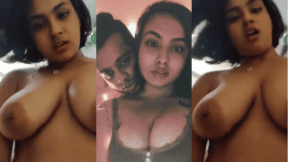 Beautiful Desi Girl Rides BF Dick Angelic Slutty Eyes