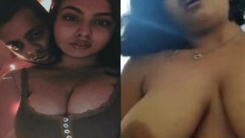 Big boobs babe riding dick of boyfriend viral MMS