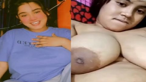 Big boobs girl nude masturbation with cucumber