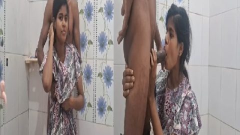 Big boobs sister sucking in bathroom viral incest