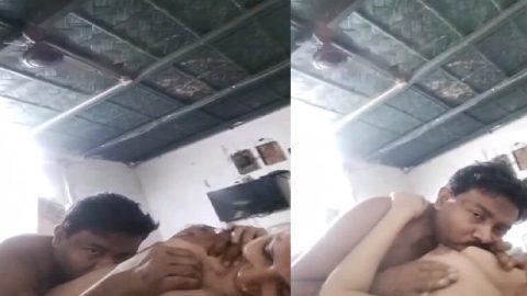 Big boobs wife foreplay with boob suck viral xxx sex