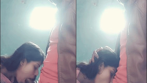 Fresh new blowjob video of Sunita sucking playboy's dick