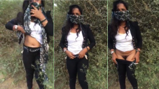 Cheating GF Shy Outdoor Strip Punishment Show