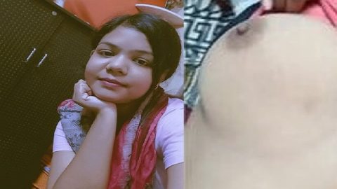 Chubby Durgapur girl showing big boobs viral MMS