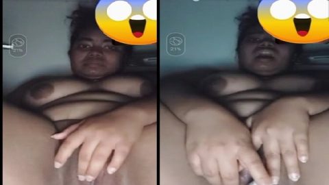 Chubby divorced bhabhi masturbating video call sex