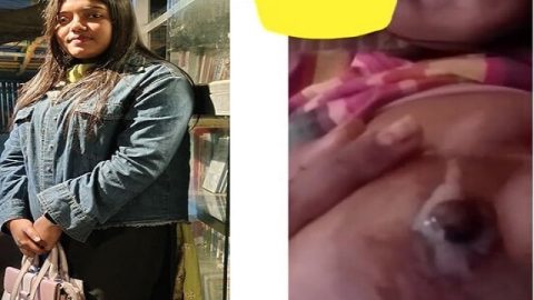 Chubby girl huge boobs showing viral video call