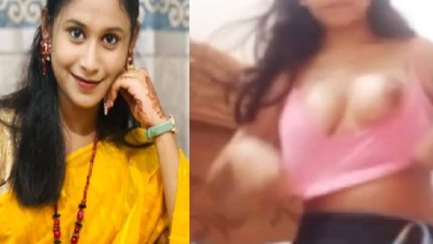 Cute Bengali sex viral girlfriend topless video call