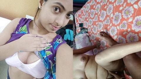 Cute girl threesome Indian mms porn in HD