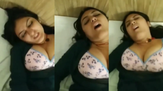 Desi Homemade MMS – Horny Randi Girl Fucks Her Jaan